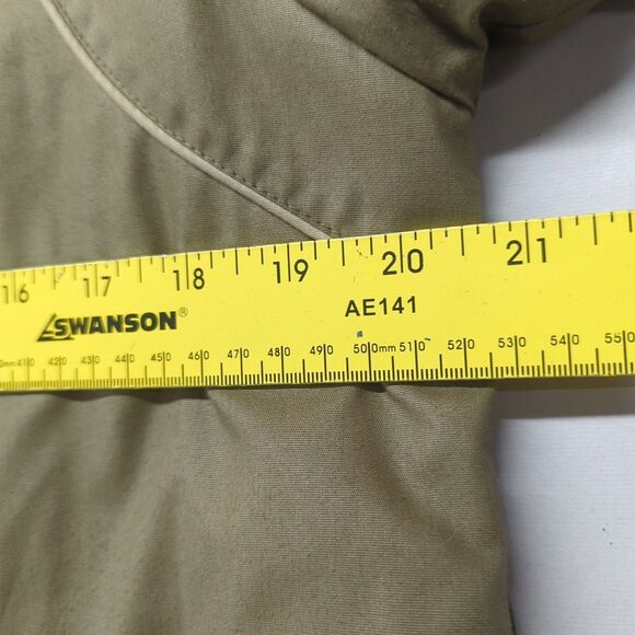 London Fog Maincoats Trench Coat Zip Out Quilt Green/Khaki 10 Regular VTG USA - Picture 5 of 13